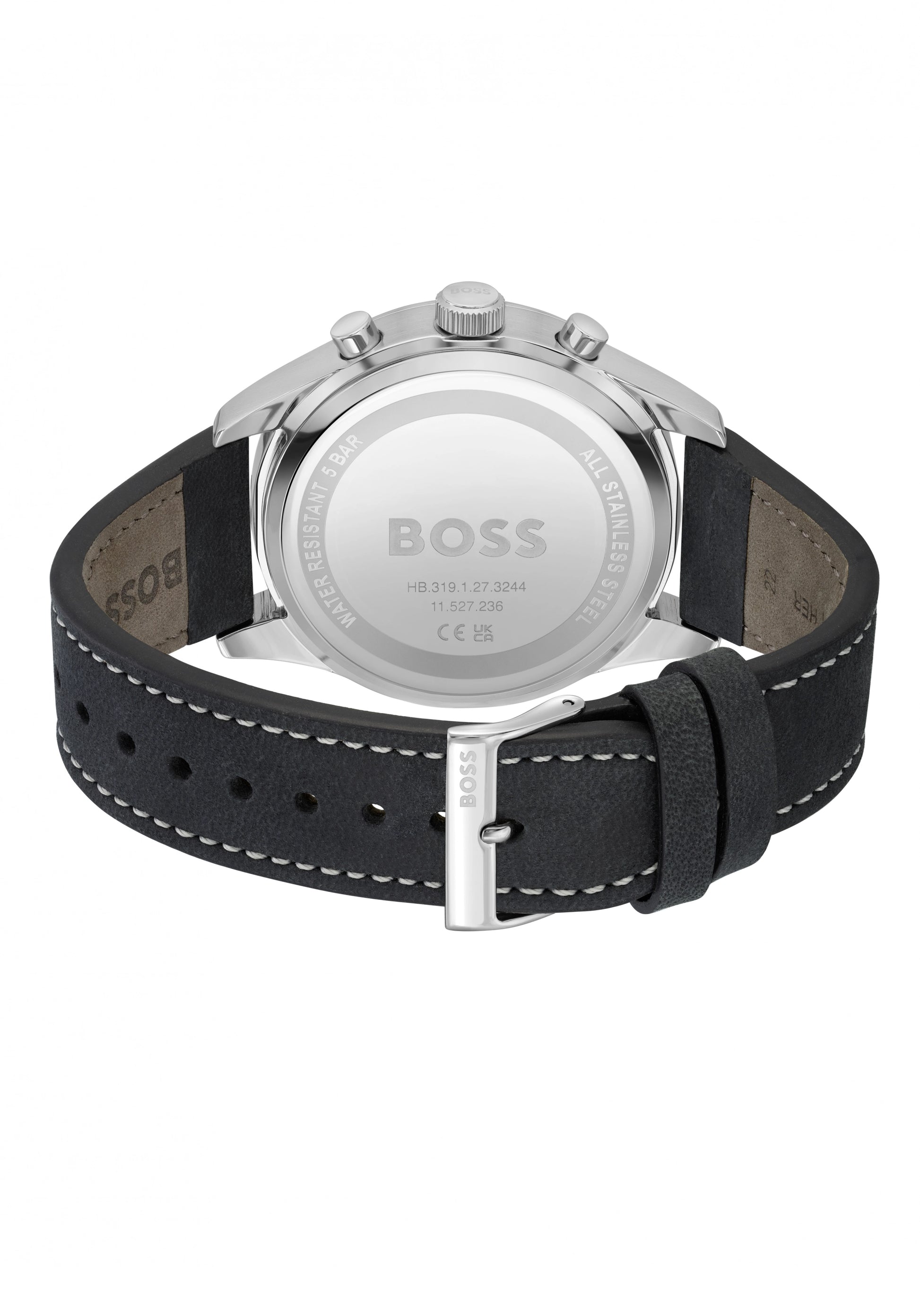 BOSS View 1514008 Herren Chronograph Schwarz • Edelstahlgehäuse 44 mm • Mineralglas, Bild 3