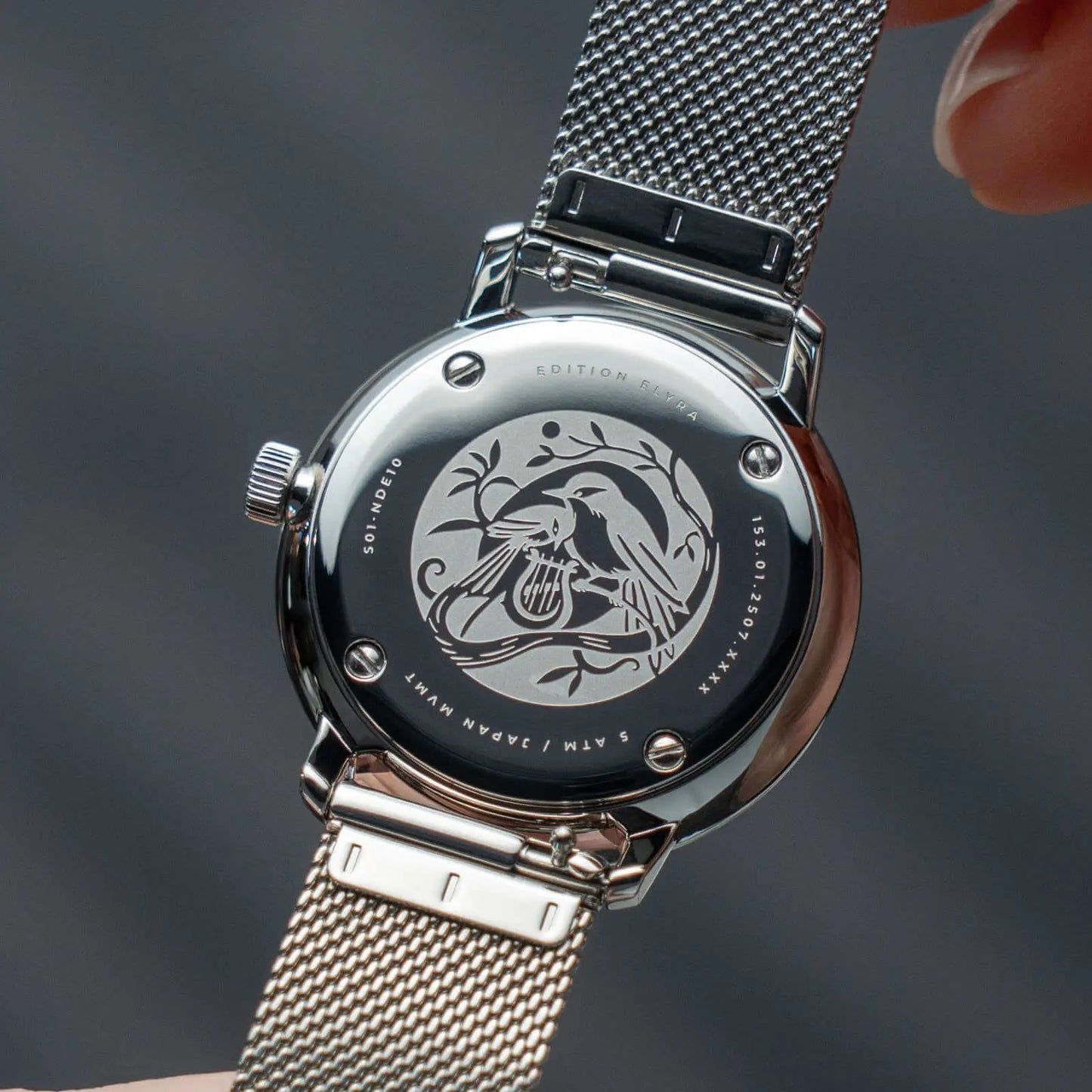 Sternglas Naos XS Elyra Damen Armbanduhr Silber • Minimalistisches Bauhaus-Design • Quarzwerk, Bild 4