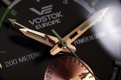 Vostok Europe N1 Rocket NE57-225O565 Herrenuhr • K1 Sicherheitsglas • Bronze-Gehäuse