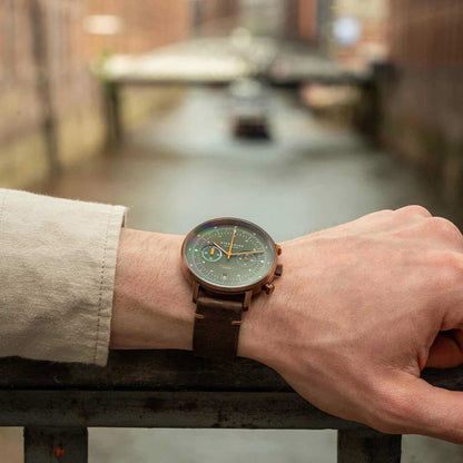 Sternglas Hamburg S01-HC35-VI17 Herrenuhr • Mecha-Quartz • Saphirglas