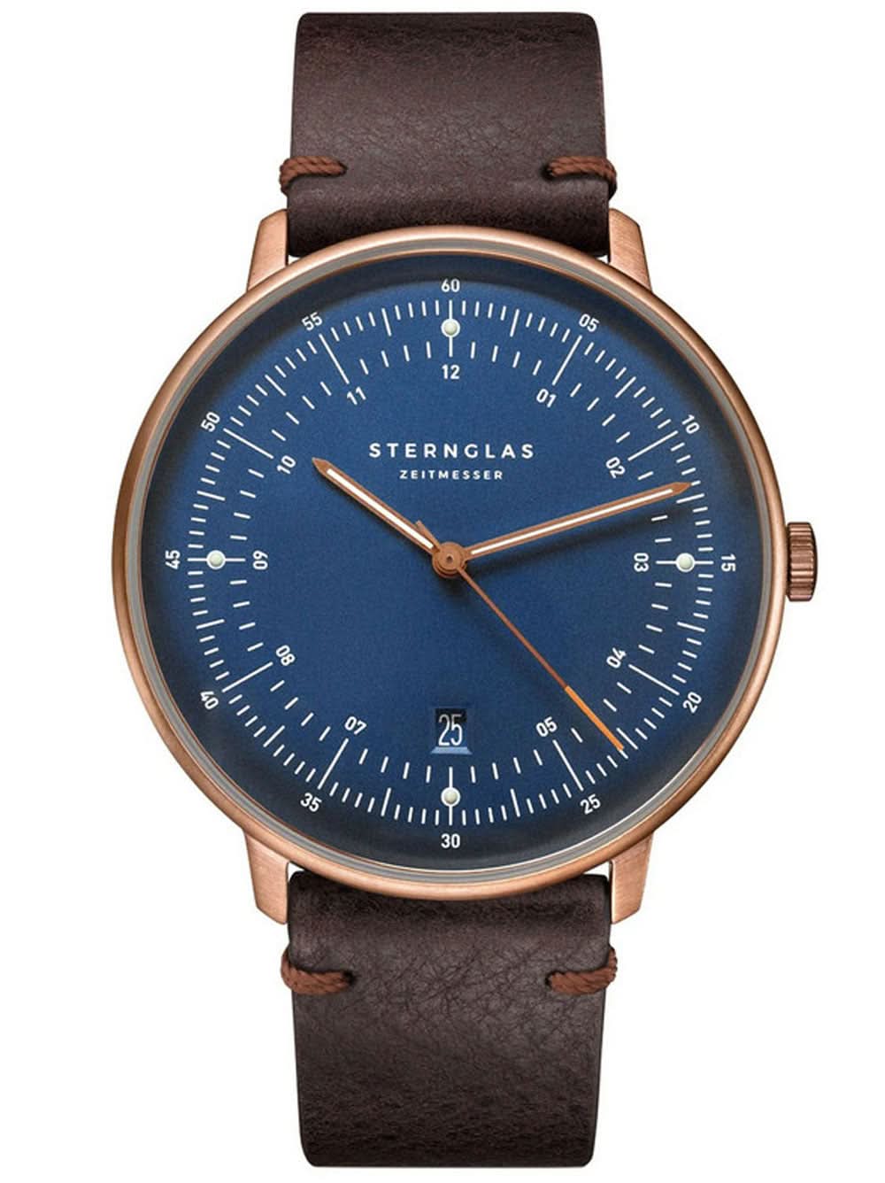Sternglas Hamburg S01-HH27-VI17 Herrenuhr • Saphirglas • Bauhaus-Design