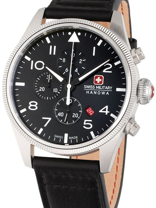 Swiss Military Hanowa Thunderbolt SMWGI0000401 Herrenuhr Schwarz • Chronograph • 10 ATM Wasserdicht