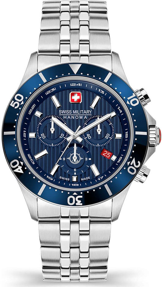 Swiss Military Hanowa Flagship X Chrono SMWGI2100703 Herrenuhr • Swiss Made • Saphirglas