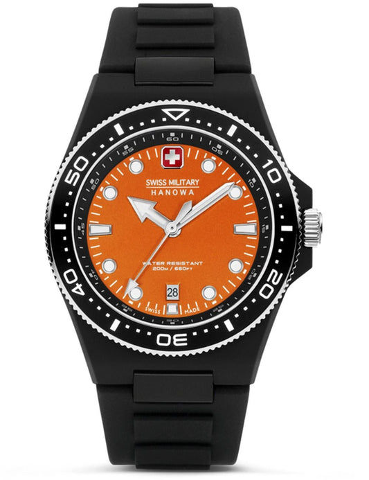 Swiss Military Hanowa Ocean Pioneer SMWGN0001187 Herren • 20 ATM Wasserdicht • Edelstahlgehäuse