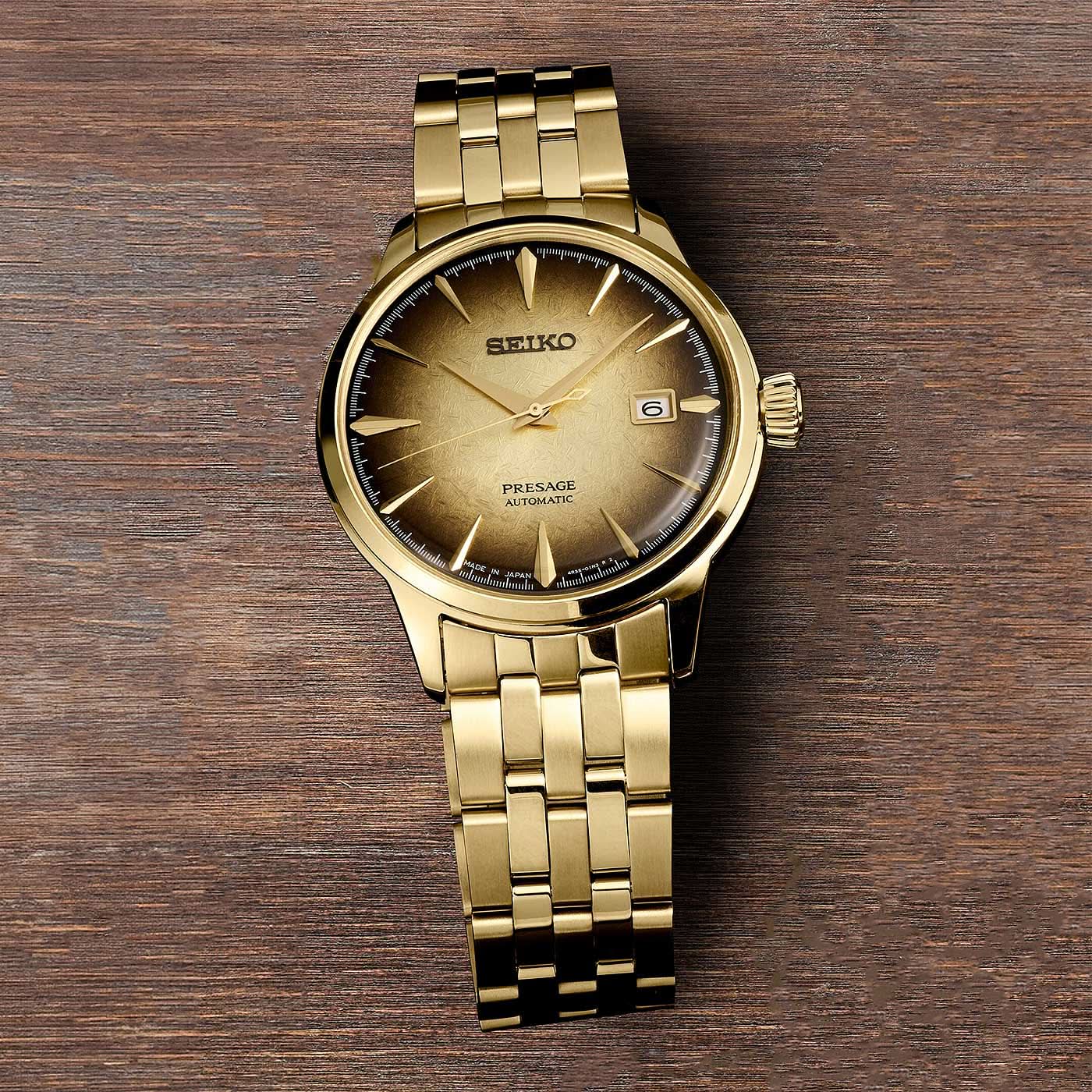 Seiko Presage SRPK48J1 Herrenuhr • Japanische Manufakturqualität • Elegantes Cocktail-Design
