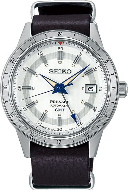 Seiko Presage SSK015J1 Herrenuhr • Automatik GMT • LumiBrite