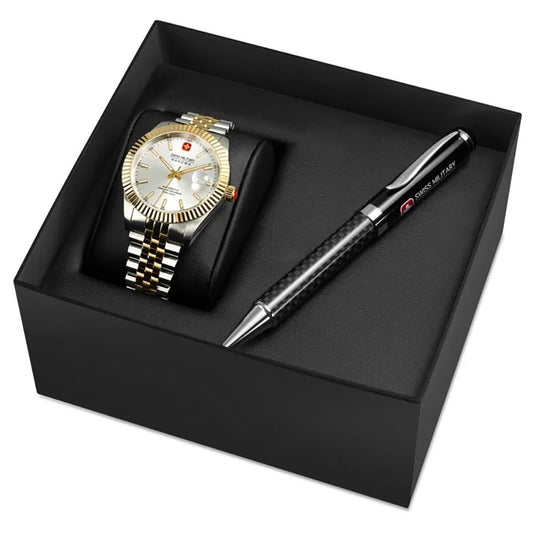 Swiss Military Hanowa Land Diligenter SMWGL0002161 Herren • Schweizer Quarzwerk • Set mit Wechselarmband