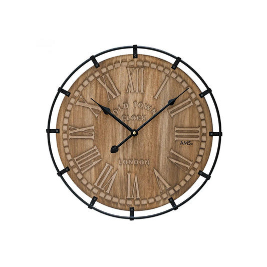 AMS Design W9616 Wanduhr • Schwarzwälder Uhrentradition • Hochwertige Materialien