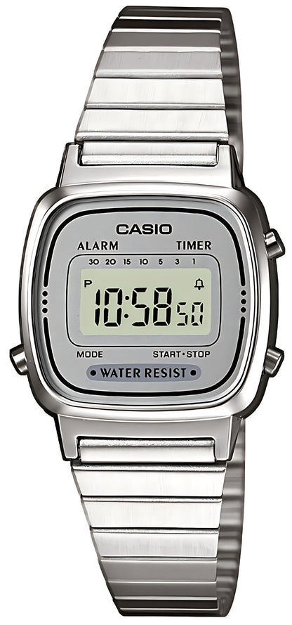 Casio Vintage LA670WEA-7EF Women's Watch • Iconic Retro Design • Practical Daily Alarm