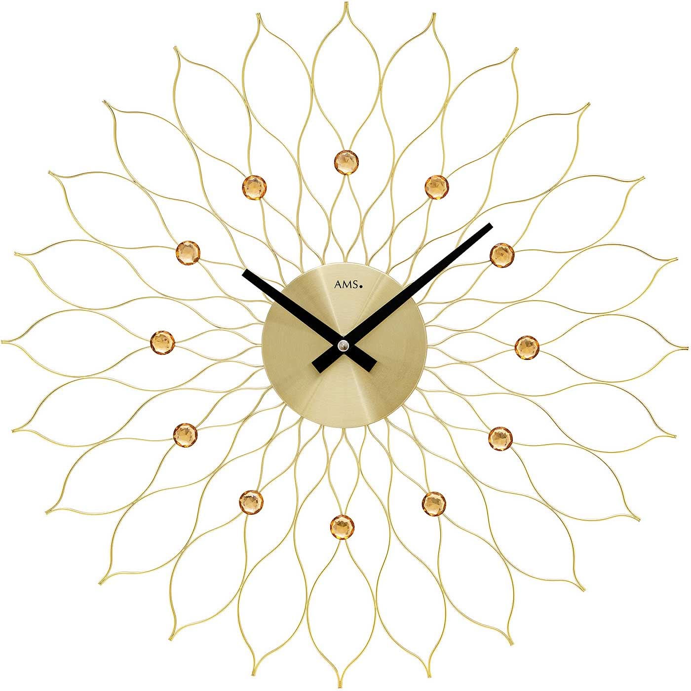 AMS Wanduhr Metall • Präzise Zeitanzeige • Modernes Design