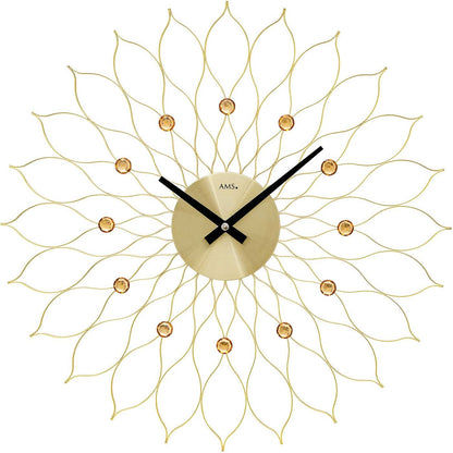 AMS Wanduhr Metall • Präzise Zeitanzeige • Modernes Design