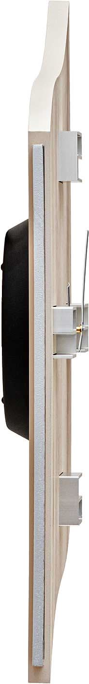 AMS Wanduhr 40x27x4 cm Eiche • Modern • Zeitlos