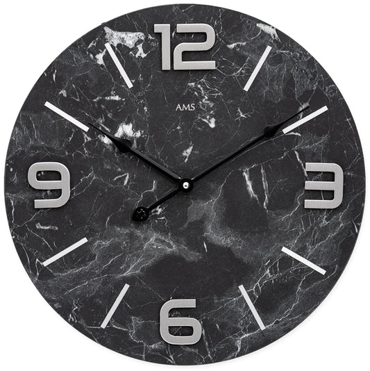 AMS Wanduhr • Präzises Uhrwerk • Zeitloses Design