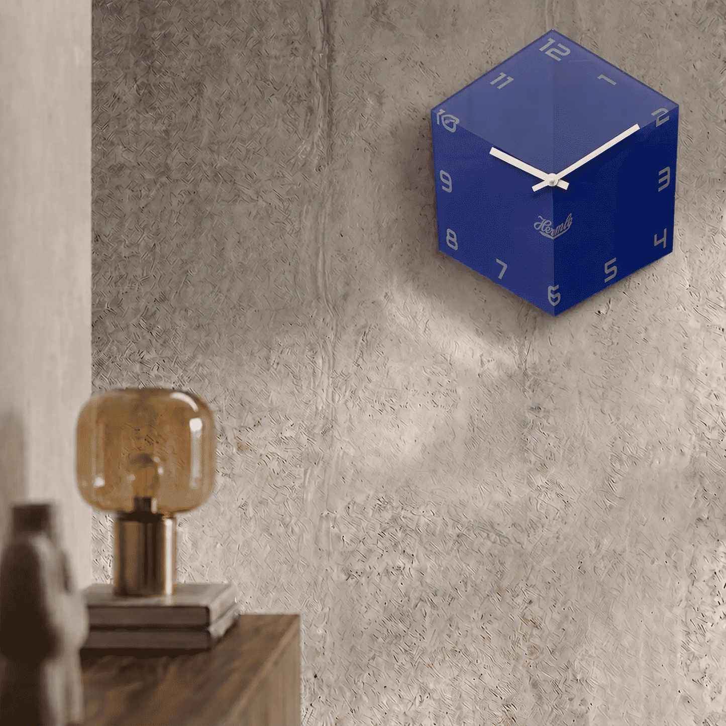 Hermle Wanduhr 34,65 cm Ø Acryl • Modernes Design • 3D Zifferblatt