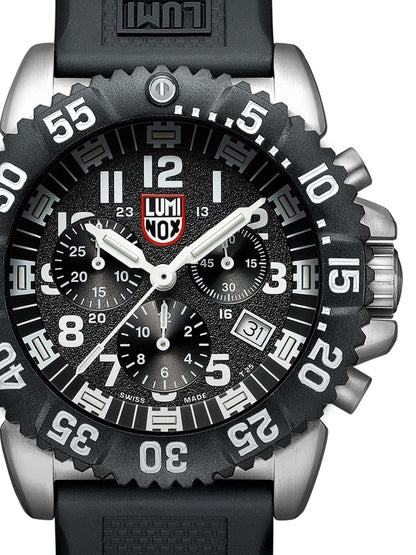 Luminox Giant Navy Seal Colormark XS.3181.F Herrenuhr Schwarz • Chronograph • LLT-Beleuchtung