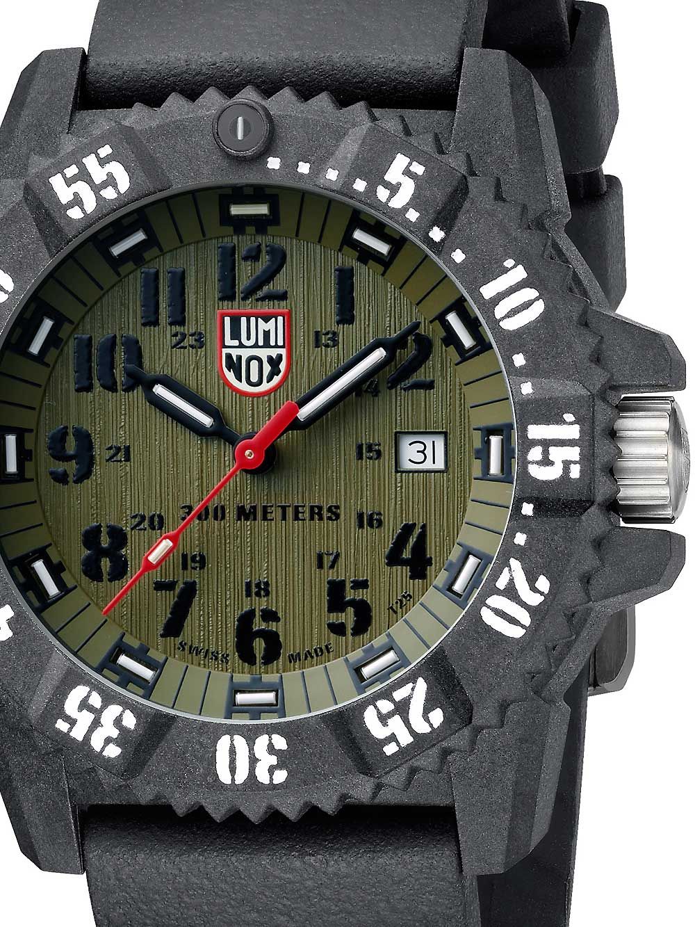 Luminox Master Carbon Seal XS.3813.L Herrenuhr Grün • Saphirglas • 300m Wasserdicht