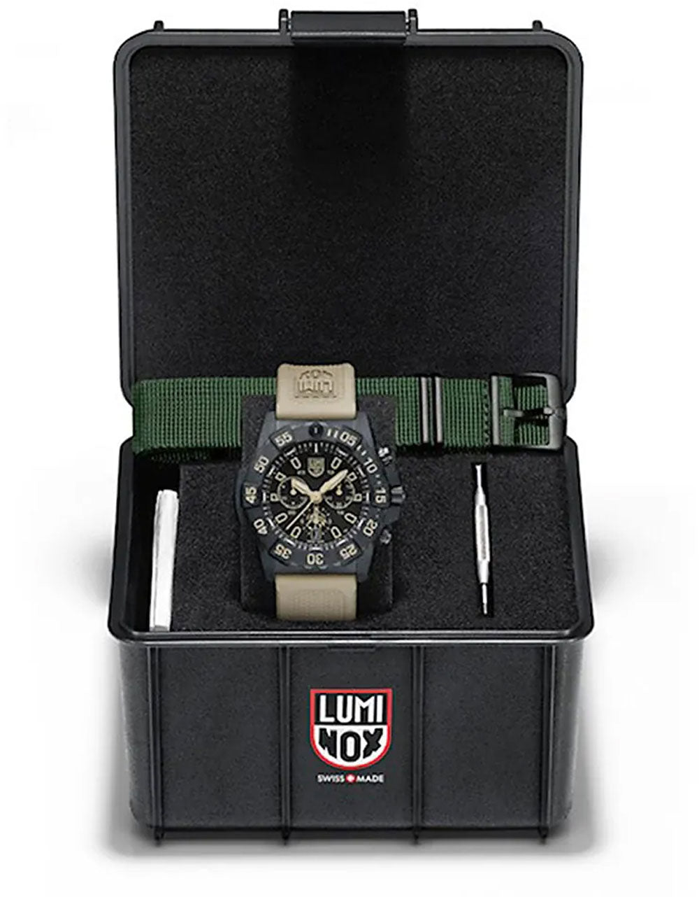 Luminox Navy SEAL Foundation XS.3590.NSF.SET Herrenuhr • LLT-Beleuchtung • Carbonox™
