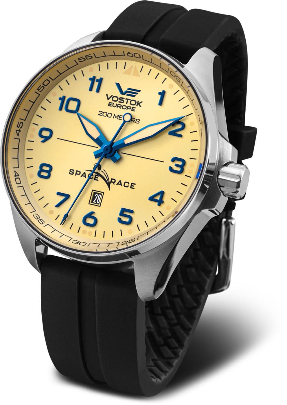 Vostok Europe Space Race YN55-325A663S Men's Watch • K1 Safety Glass • 20 ATM