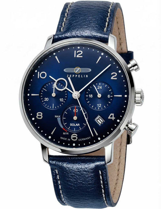 Zeppelin LZ-129 Hindenburg 8086-3 Herren Chronograph Schwarz • Quarz-Chronograph • Edelstahlgehäuse