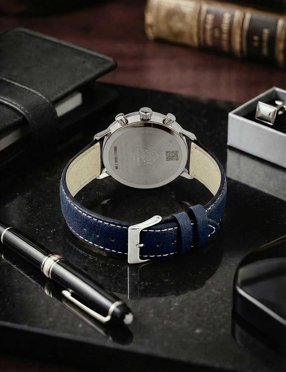 Zeppelin LZ-129 Hindenburg 8086-3 Herren Chronograph Schwarz • Quarz-Chronograph • Edelstahlgehäuse, Bild 2