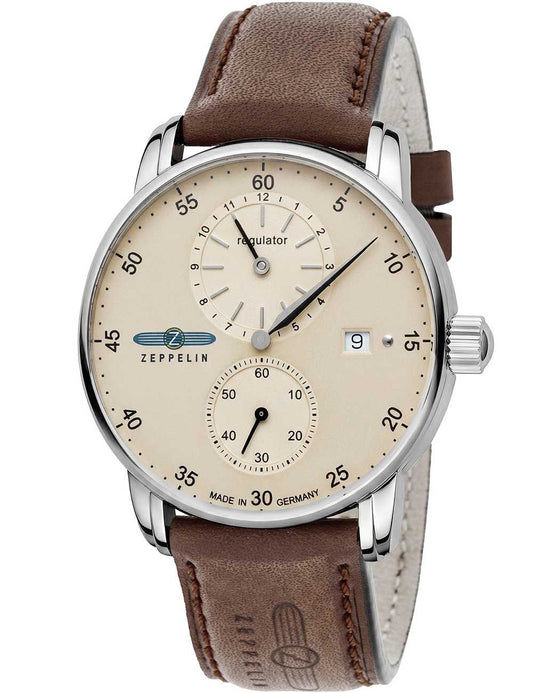 Zeppelin New Captains Line 8622-5 Herrenuhr Schwarz • Automatikwerk • 5 ATM wasserdicht