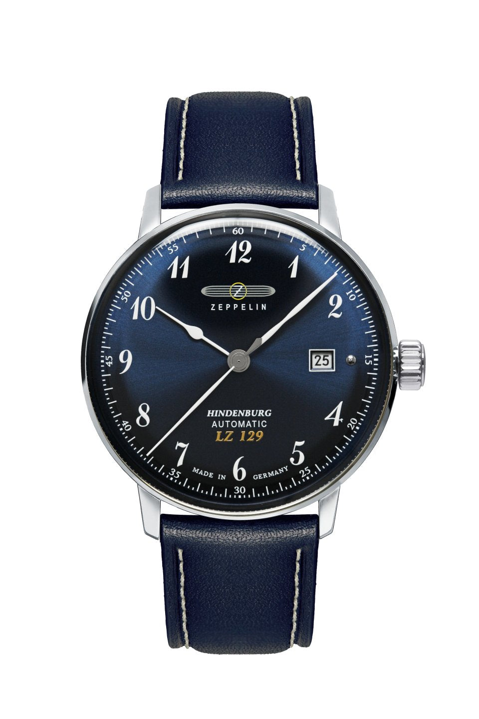 Zeppelin Hindenburg 8056-3 Herrenuhr Dunkelblau • Automatikwerk Miyota 8215 • Made in Germany