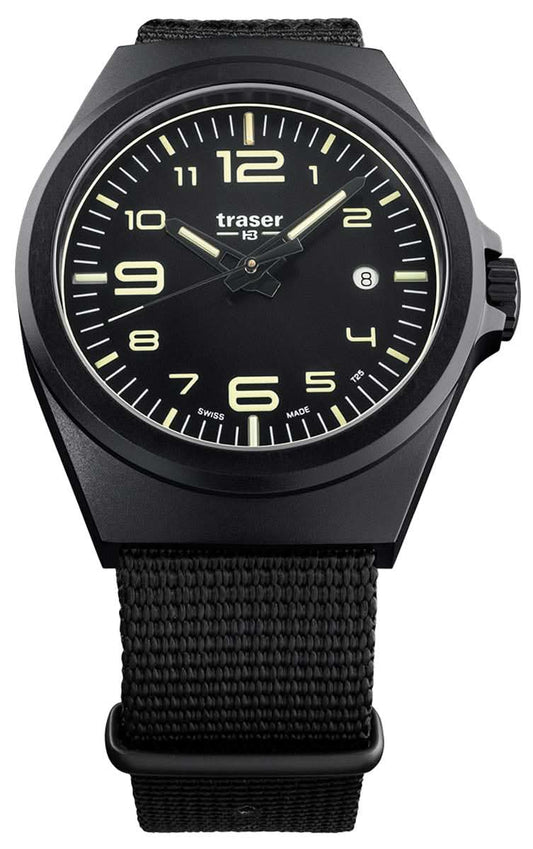 Montre pour homme Traser P59 Essential M Black 108218 • technologie trigalight • verre saphir