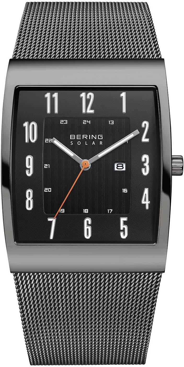 Montre Bering Solar 16433-377 pour homme • Mouvement solaire • Verre saphir