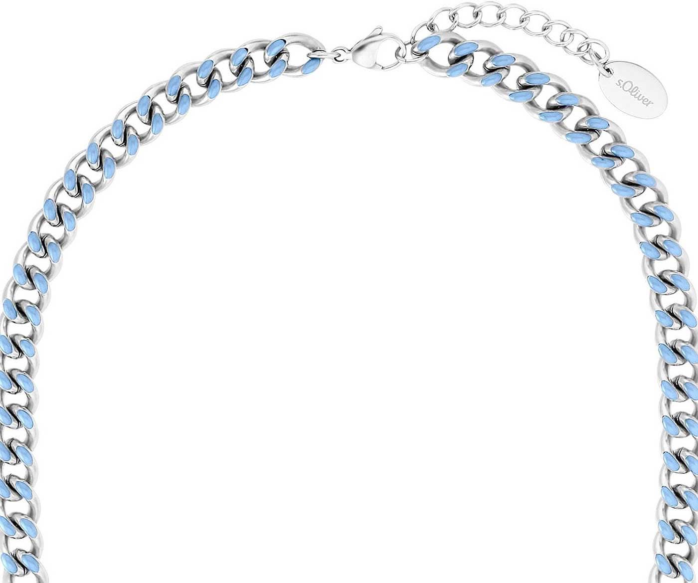 Panzer-Collier mit blauer Emaille, s.Oliver, Modell 2037972