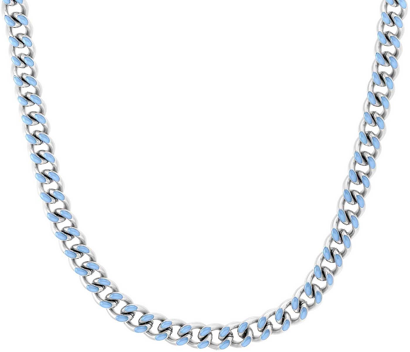 Panzer-Collier mit blauer Emaille, s.Oliver, Modell 2037972