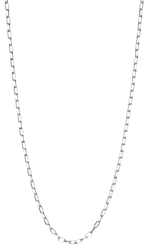Naszyjnik typu charm Thomas Sabo z ogniwami typu paperclip, w kolorze srebrnym, 45 cm