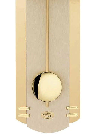 Horloge murale AMS 60x22x7 cm bois • Radiopilotée • Design élégant