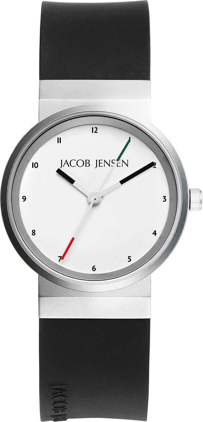 Jacob Jensen New 656 Damenuhr • Minimalismus • Saphirglas