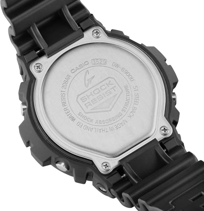 Tylna część koperty zegarka Casio G-Shock ze śrubkami i czarną ramką