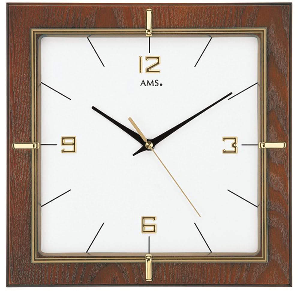 Horloge murale AMS • Design intemporel • Mouvement précis
