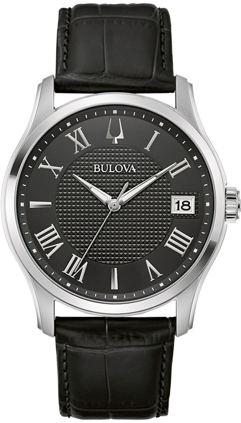 Bulova Wilton 96B390 Men's Watch • Quartz Movement • Mineral Glass