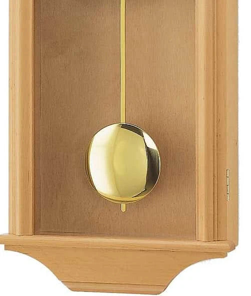 Horloge murale AMS 53x27x10 cm bois • Mouvement à quartz • Mélodie Westminster