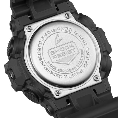 Casio G-Shock GA-700BEG-1AER Herrenuhr Schwarz-Elektrogrün • Analog-Digital • 20 bar wasserdicht, Bild 7