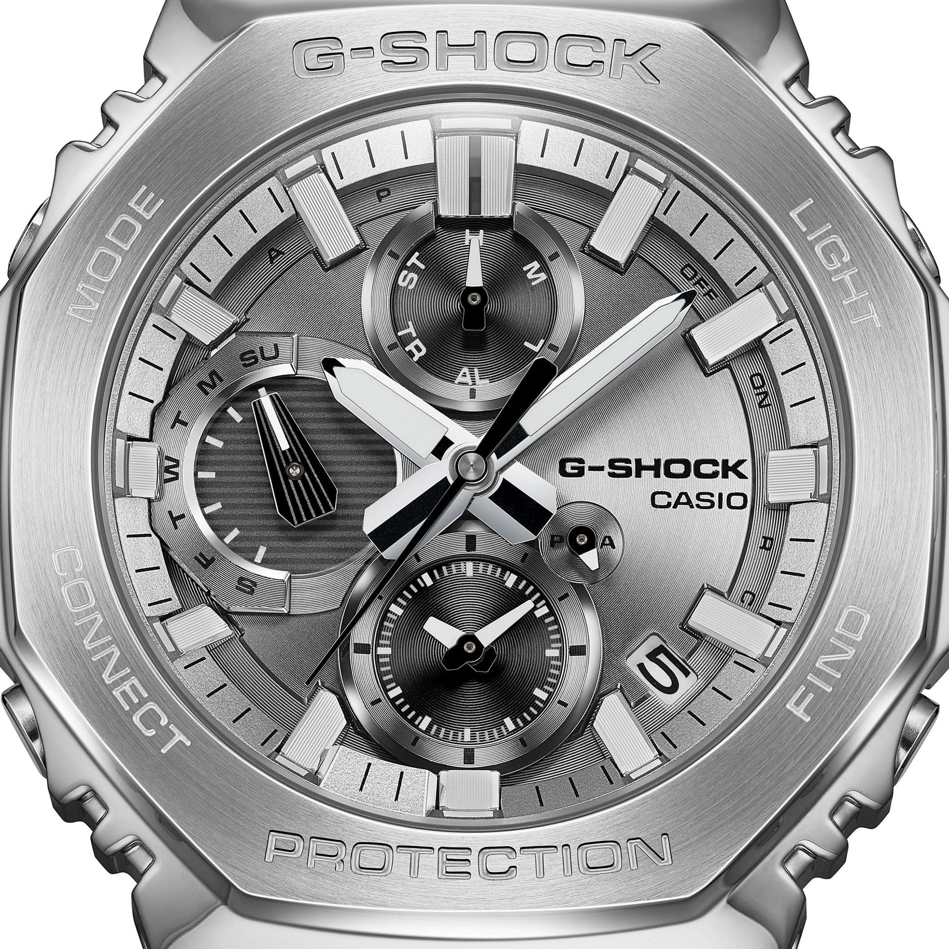 Casio G-Shock GMC-B2100ADS-1AER Herrenuhr Silber/Schwarz • Tough Solar • Bluetooth Smartphone-Link, Bild 5