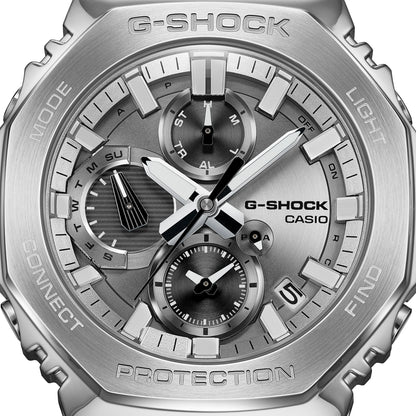 Casio G-Shock GMC-B2100ADS-1AER Herrenuhr Silber/Schwarz • Tough Solar • Bluetooth Smartphone-Link, Bild 5