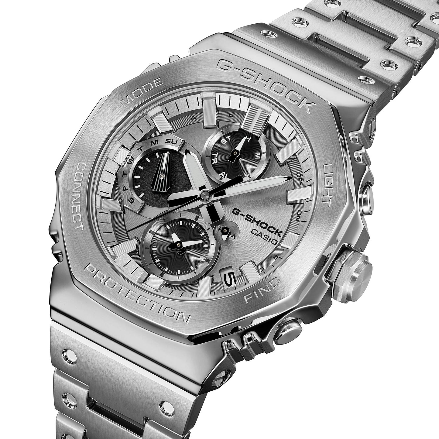 Casio G-Shock GMC-B2100ADS-1AER Herrenuhr Silber/Schwarz • Tough Solar • Bluetooth Smartphone-Link, Bild 3