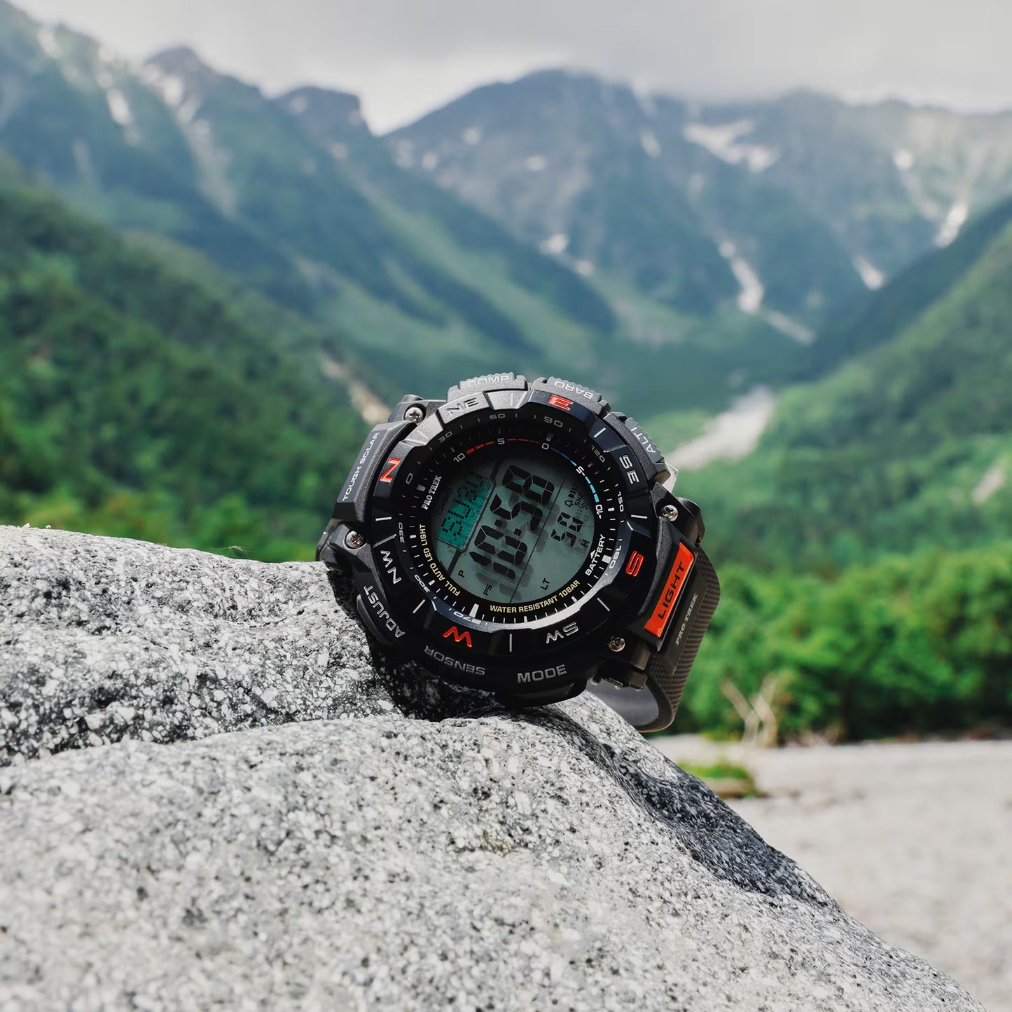 Zegarek męski Casio Pro Trek PRG-340-1ER • Tough Solar • Kompas cyfrowy
