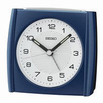 Seiko QHE205L Zegar stołowy Biały • Cichy mechanizm kwarcowy • Drzemka i podświetlenie nocne