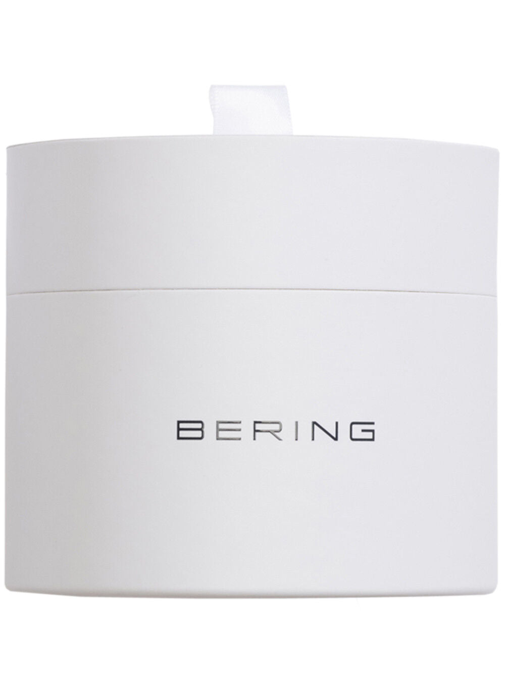 Bering Uhrenetui, weißes Rechteck mit BERING-Logo