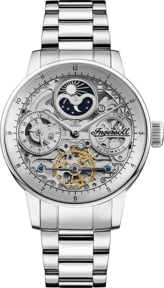 Montre Homme Ingersoll The Jazz Automatic I07703 • Automatique • Acier Inoxydable