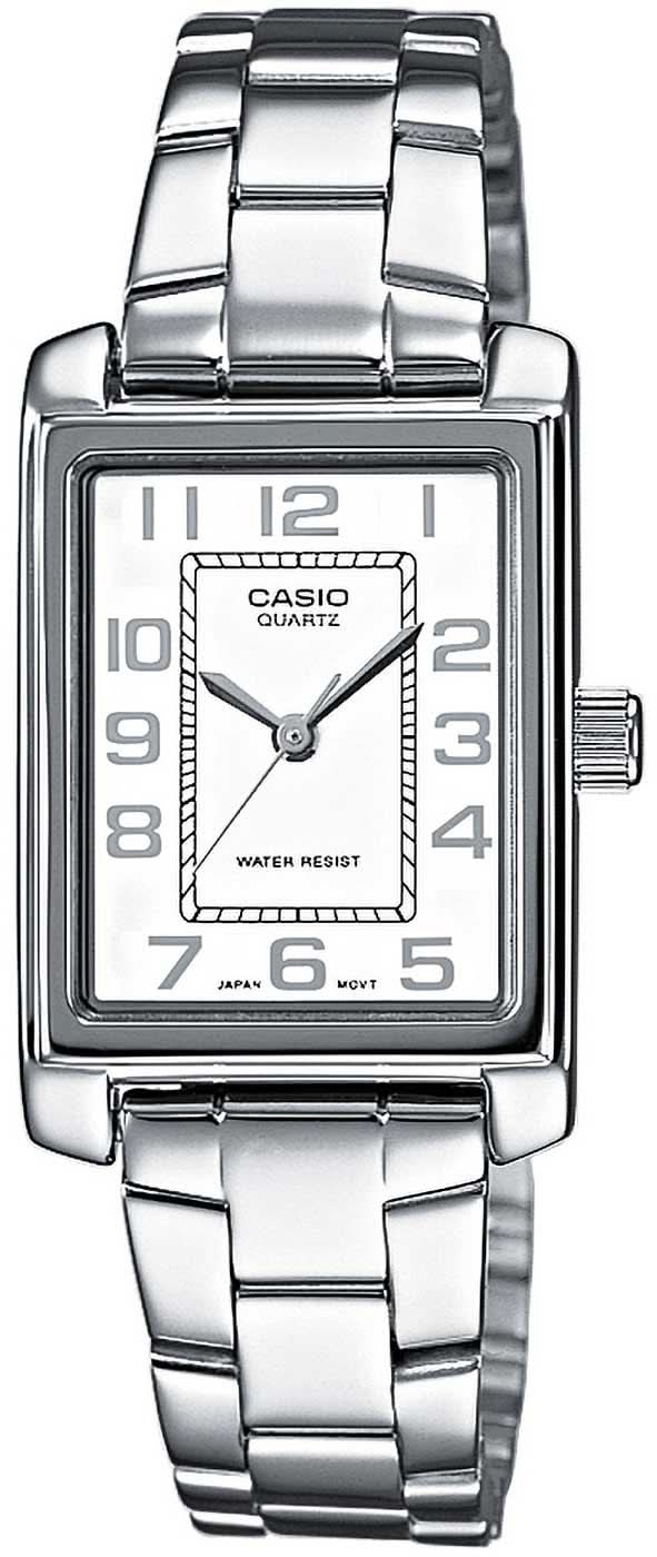 Montre pour femme Casio Timeless Collection LTP-1234PD-7BEG • Bracelet en acier inoxydable durable • Mouvement à quartz fiable