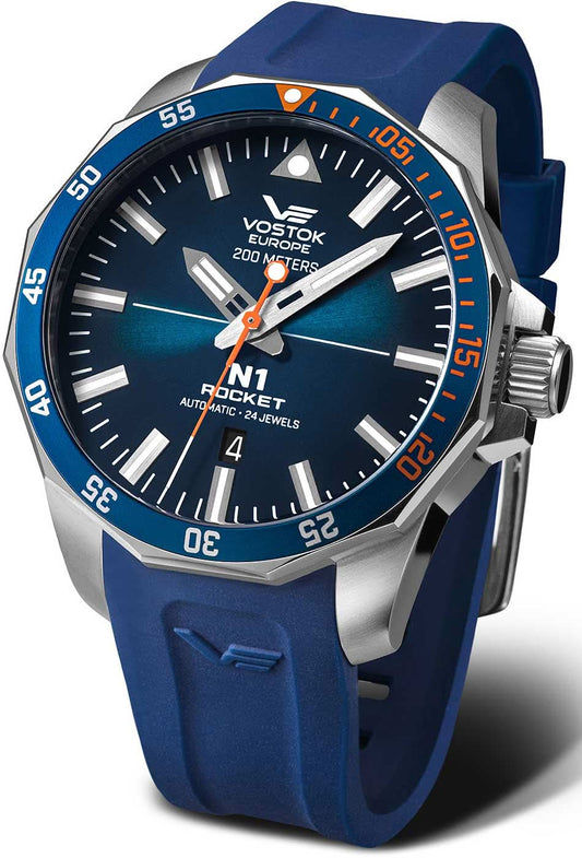 Vostok Europe N1 Rocket NH35A-225A615 Men's Watch • K1 Safety Glass • 20 ATM