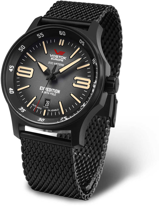 Vostok Europe Expedition North Pole 1 YN55-592C554B Men's Watch • 20 ATM • K1 Safety Glass