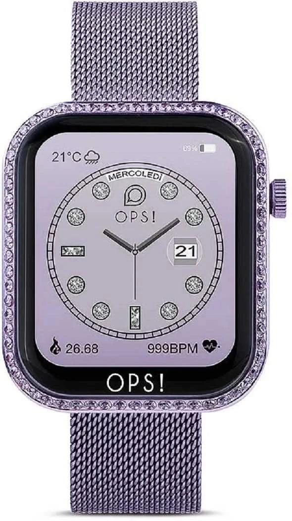 OPS! SMART Call OPSSW-42 Unisex-Smartwatch • Pop-Design