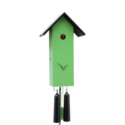 Zegar ścienny Rombach & Haas Classic SL35-4 zielony • Mechanizm 8-dniowy • Ręcznie rzeźbiona kukułka